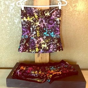Women's matching top & bottom size large swimwear